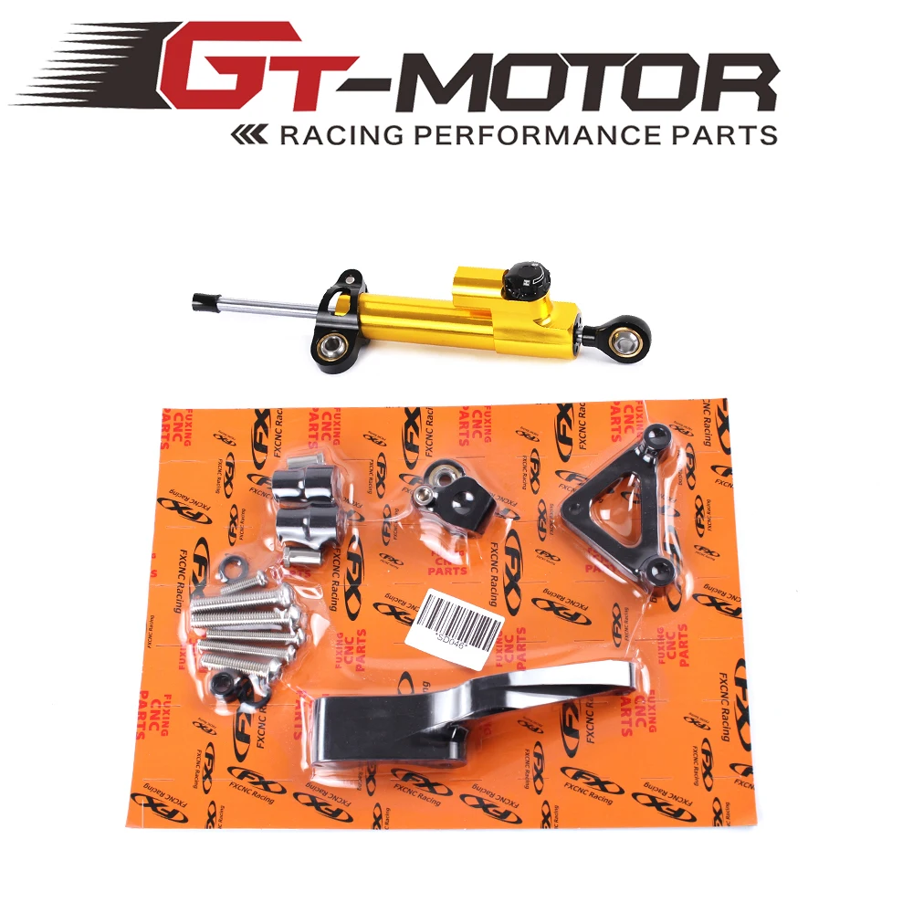 GT мотор CNC демпфер руля полный комплект для DUCATI 696 795|steering damper|steering damper motor steerdamper