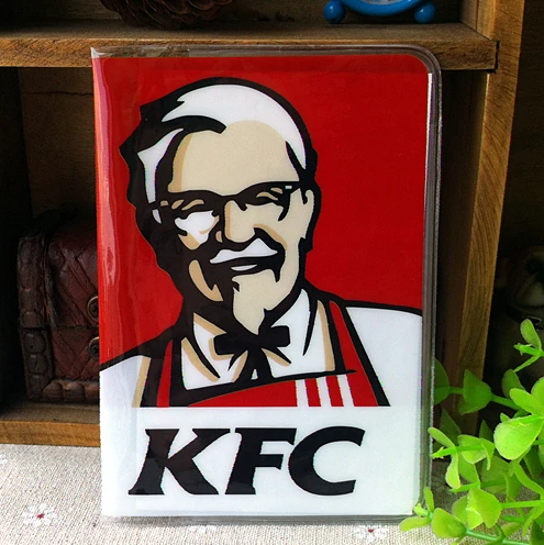 New High quality PVC passport Cover ID Credit Card business - Holders for travel -KFC pattern | Багаж и сумки