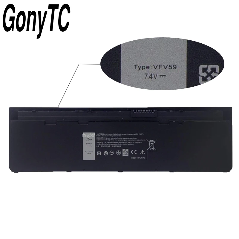 7,4 В 52wh VFV59 W57CV GVD76 ноутбук Батарея для DELL Latitude E7240 E7250 W57CV 0W57CV WD52H GVD76