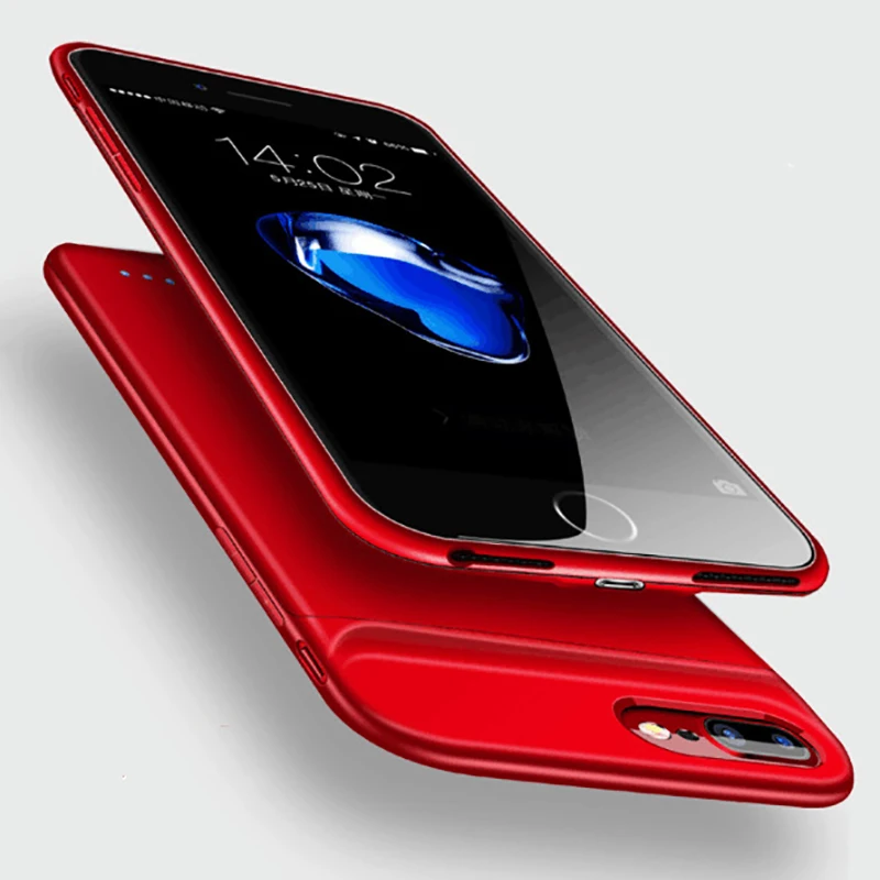Чехол для аккумулятора, Ультратонкий чехол для iPhone 6, 7, 8, 6s Plus, чехол для зарядного устройства, чехол для зарядного устройства, Внешний чехол для задней панели