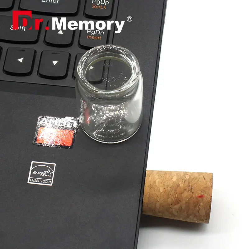 Стекло дрейф бутылка бутылки желаний карту флэш памяти с интерфейсом usb карта