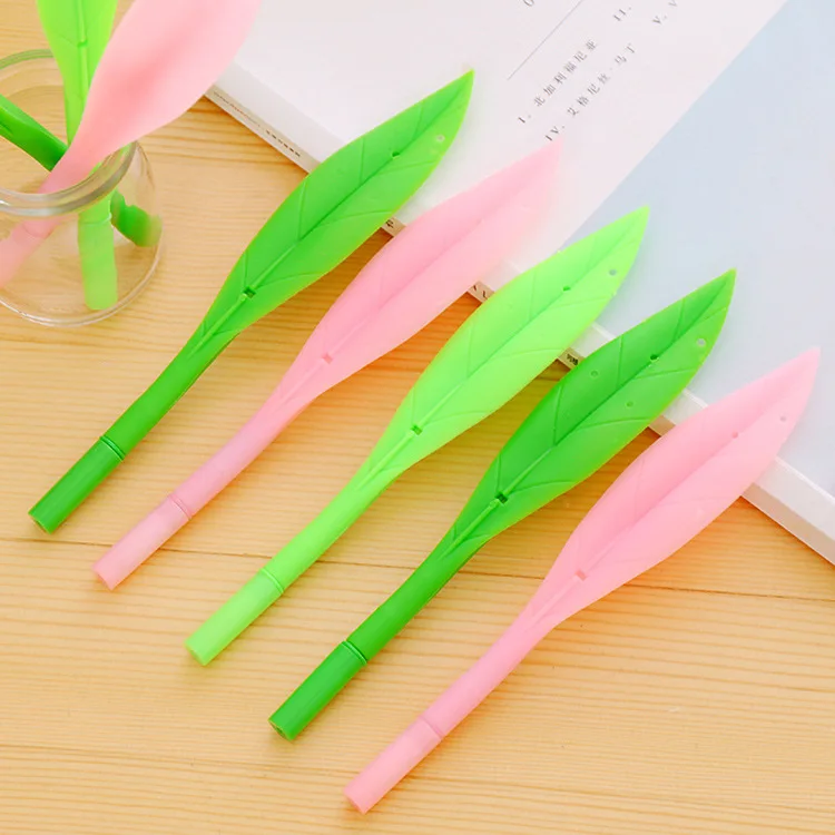 Бесплатная доставка! 1 партия = 36 шт.! Креативная мягкая ручка с листьями/Милая