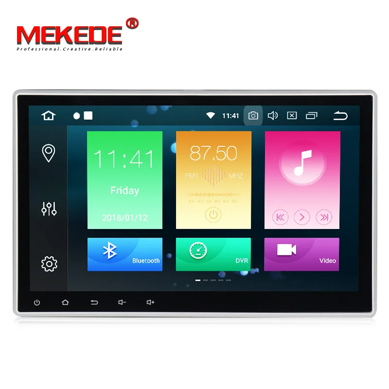 Автомобильный мультимедийный плеер PX5 Android 8 0 2Din 10 1 дюймов Радио Стерео DVD для