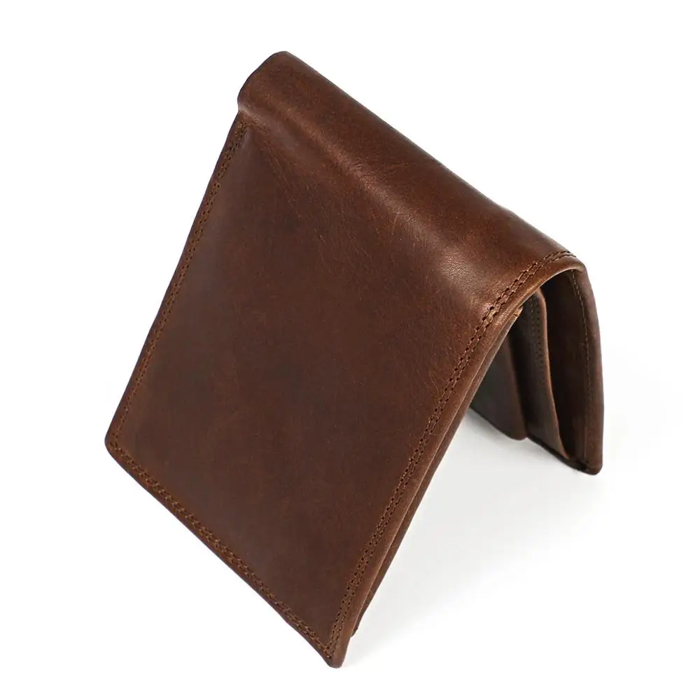 2019 высококачественный мужской кошелек с перекрестными краями в стиле ретро