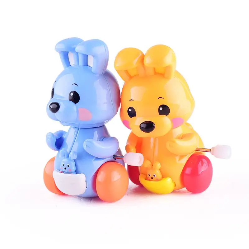 Милый кролик мини заводная игрушка детские пластиковые игрушки развивающие для