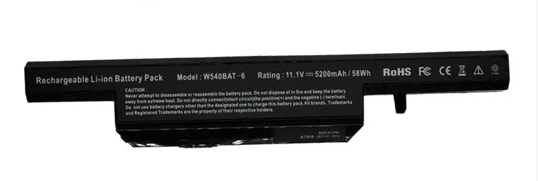 4400 мАч 11,1 В ноутбука Батарея W540BAT-6 для CLEVO W540BAT 6 W550SU1 W550SU2 W551SU1 6-87-W540S-427 6-87-W540S-4U4