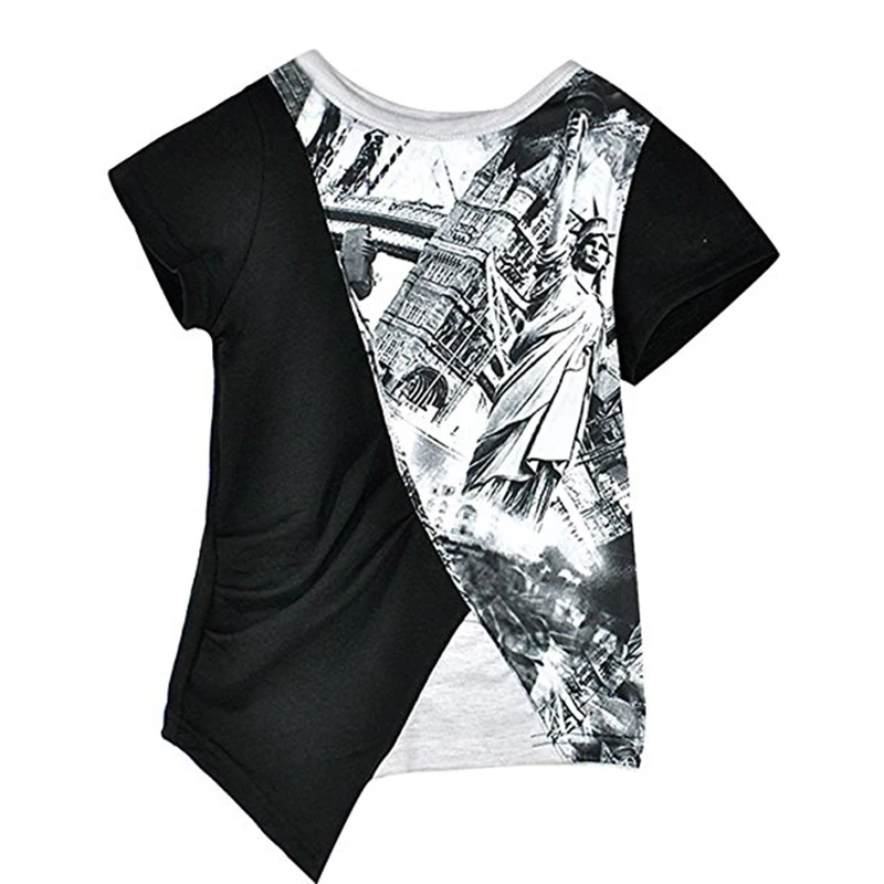 Футболка для мальчиков и девочек Топы + шорты штаны 2 шт. комплекты малышей