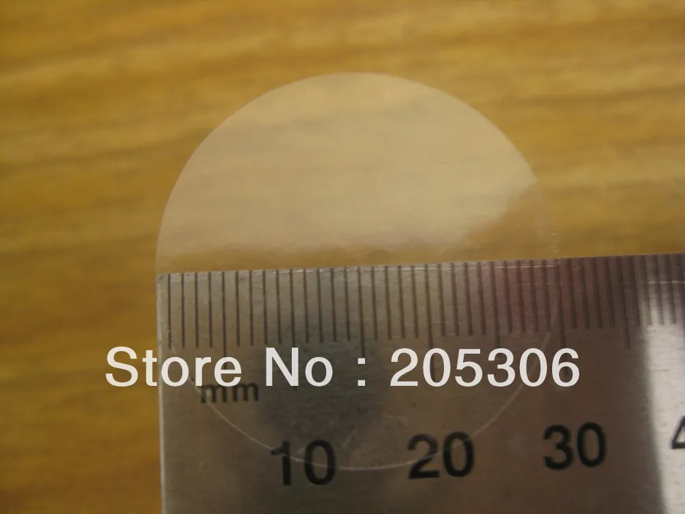 6000pcs/lot Diameter 30mm Self-adhesive sealing sticker transparent PVC, Item No.GU16