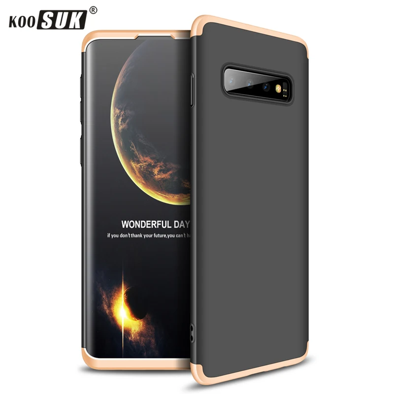Роскошный чехол 3 в 1 для Samsung S10 Plus S10e жесткий матовый телефона Galaxy S10E Lite Защитные