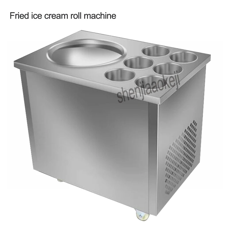 1 шт. ролл из жареного мороженого нержавеющей стали шт.|cream machine|ice cream machineice roll machine |