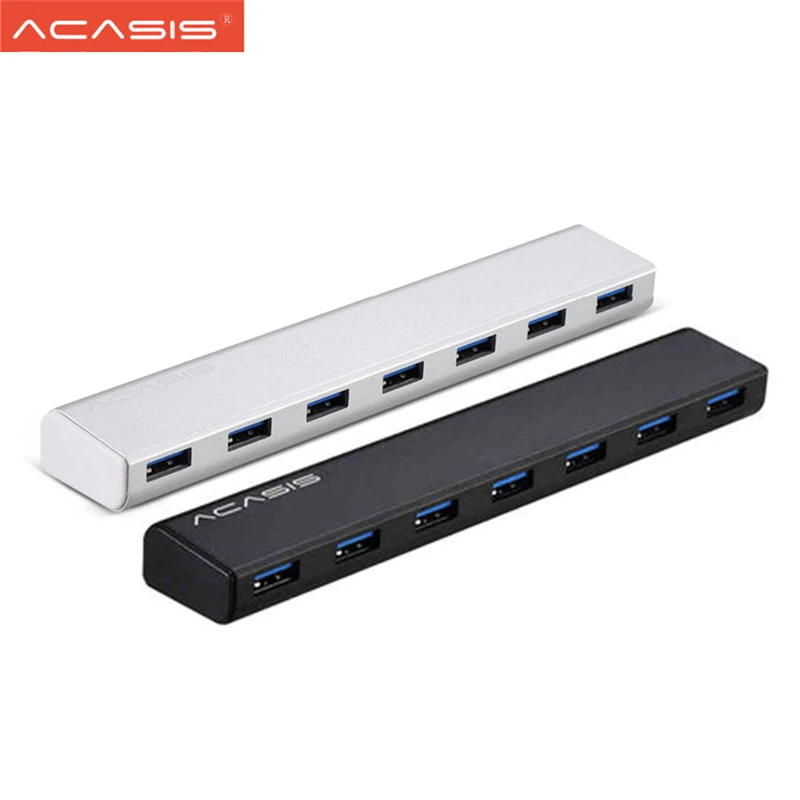 

Original New Acasis All Aluminum Alloy Hub Mac Style 7 Ports USB3.0 HUB High Speed Expansion HUB For desktops/ laptops