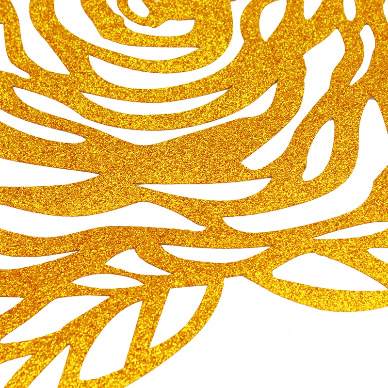 20 шт. блестящих золотых розовых наклеек на нашивки с аппликацией наклейки для