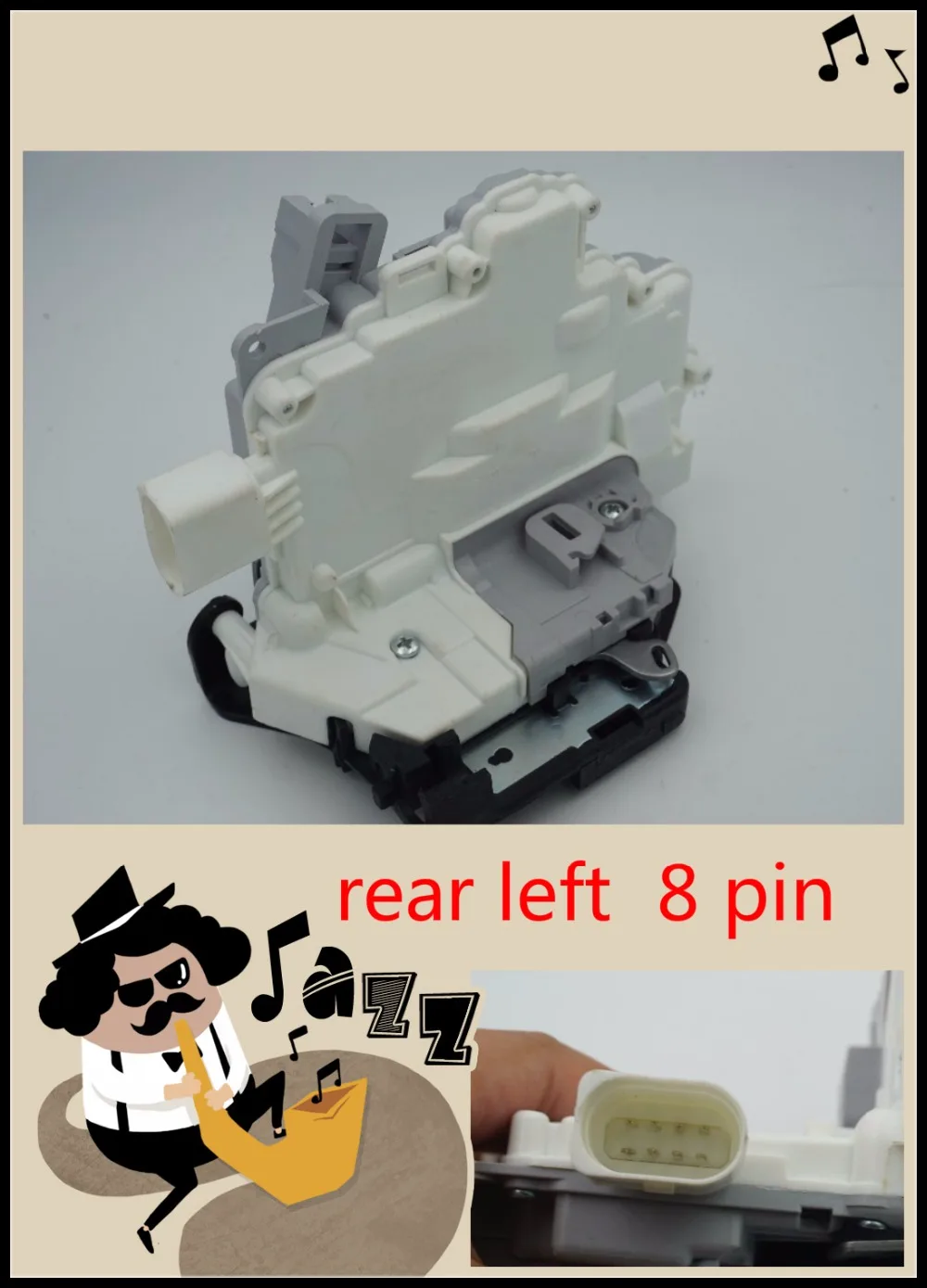 

FOR VW PASSAT B6 SKODA SUPERB A4 A5 Q5 Q7 TT Rear Left CENTRAL DOOR LOCK LATCH ACTUATOR 3C4839015a 8K0839015 3CD839015
