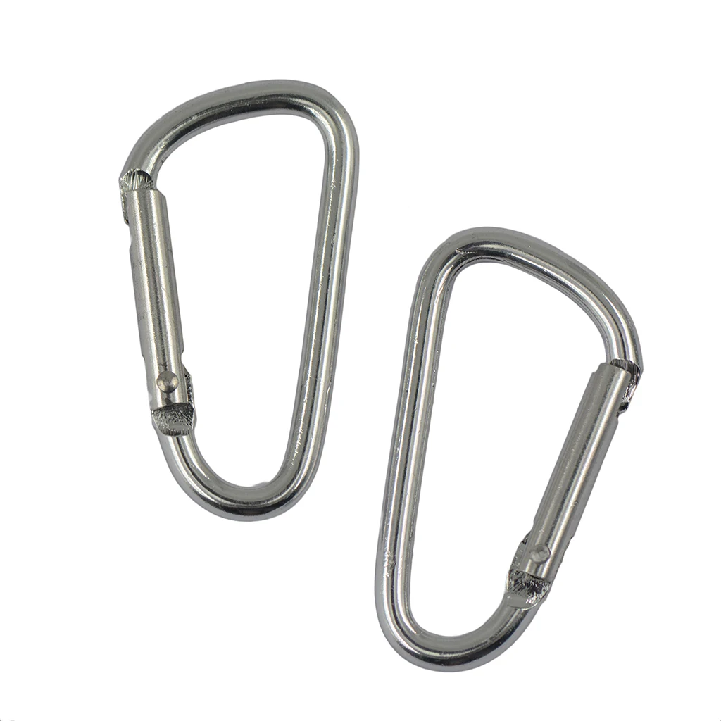 20 шт. D-образная алюминиевая уличная Пряжка карабин пружинный зажим крючок