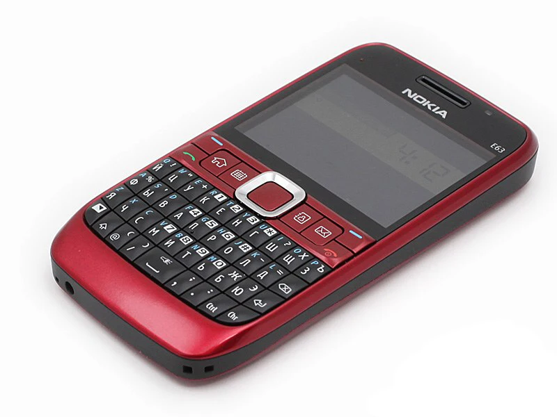 Разблокированный NOKIA E63 сотовые телефоны 3g wifi Bluetooth mp3 плеер 2MP камера отремонтированный телефон