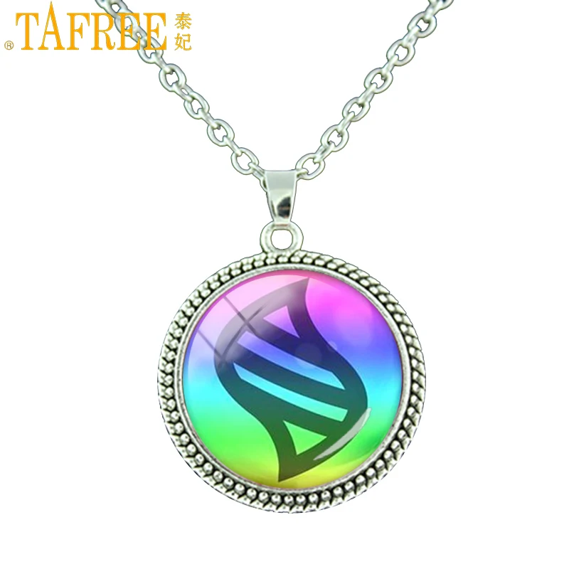 TAFREE 2017 Новый Модный мультяшный Чехол Для Мега Камня Ожерелье Стеклянный