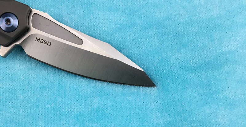 VENOM маленький мини-нож M390 из титанового сплава, нож из циркониевого сплава для ключей, Дамский инструмент, маленький складной нож, инструмент для улицы