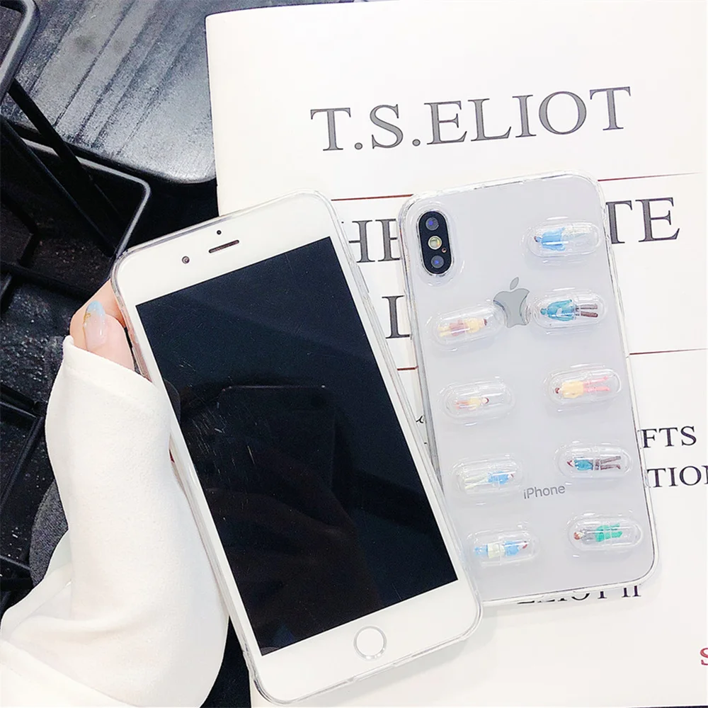 Капсула человека сотовый Прозрачный чехол для телефона OPPO A73 прозрачный ТПУ