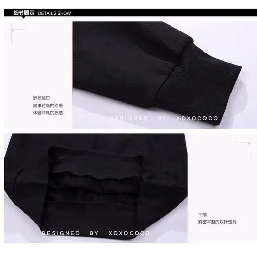 Новинка 2016 модная женская толстовка пальто унисекс Kpop Bigbang G-Dragon BigBang черный