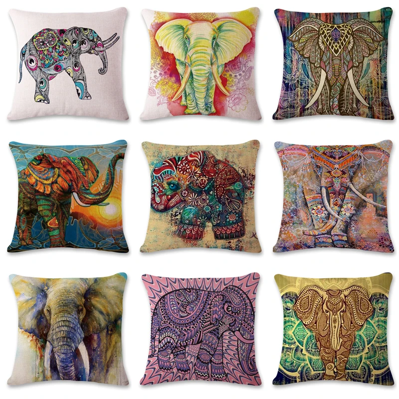 Инновационное животное слон в богемном стиле искусственное украшение чехол для