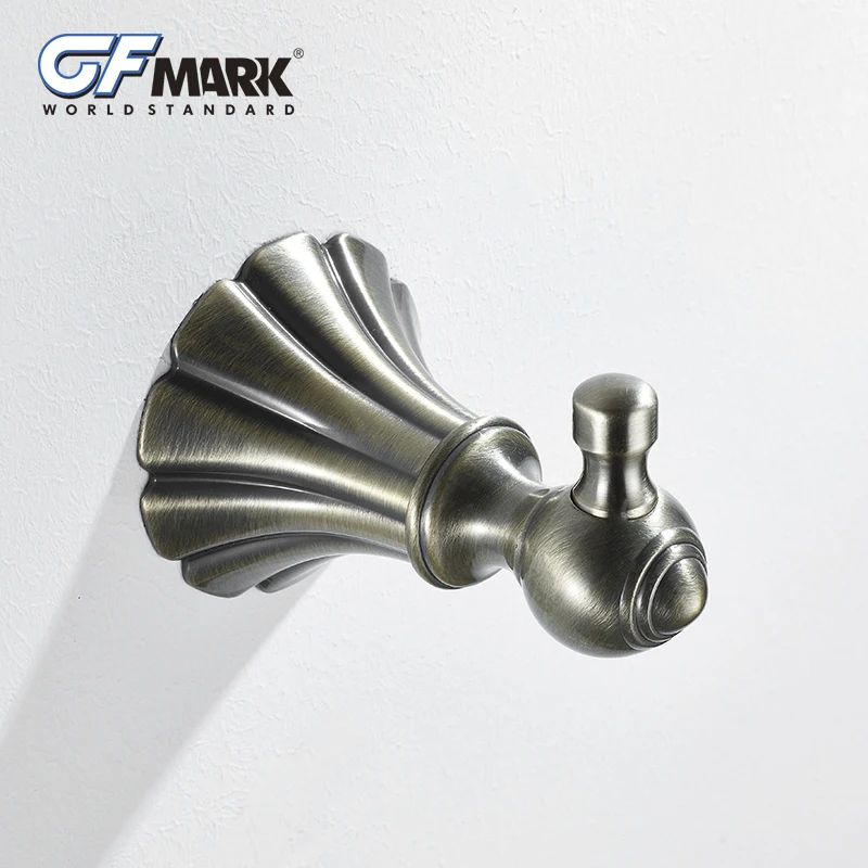 GFmark Antique Wall Hook Coat Rack Bronze Towel Holder Clothes Hanger Bathroom Accessories Attaccapanni Vintage Robe Hooks | Обустройство