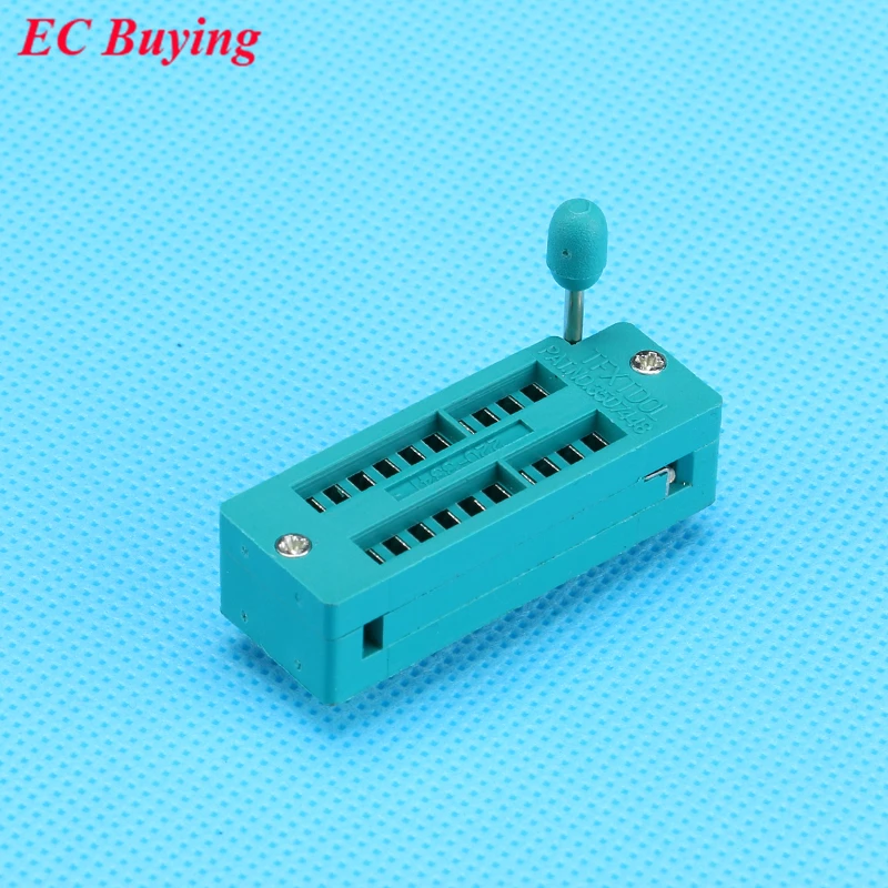 2 шт. 20 P на молнии узкая IC розетка 54 мм DIP Универсальная Тестовая контактов|ic socket|pin