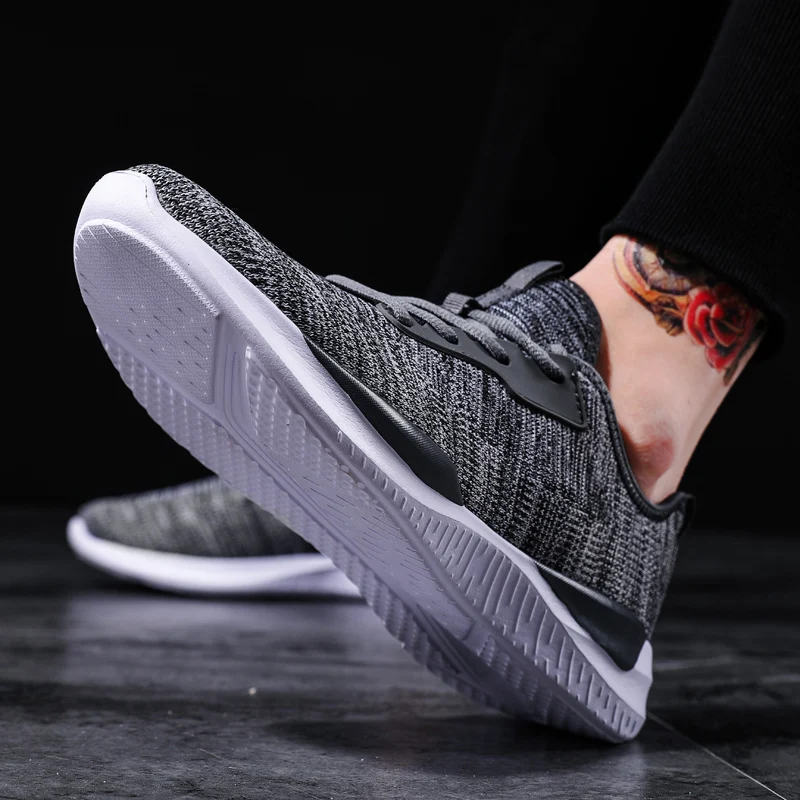 Prikol большой размер роскошный бренд мягкие мужские кроссовки для бега дышащие