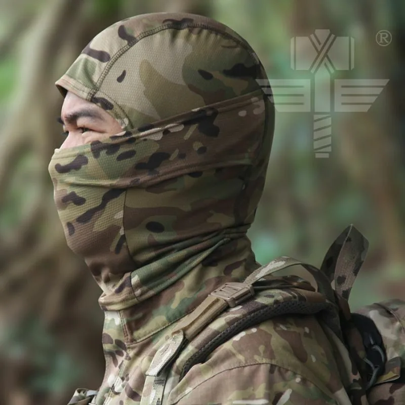 Мультикам тактическая Балаклава страйкбольная охотничья уличная Военная мотоциклетный лыжный велосипедный защитный шейный колпачок, шапка, маска для лица