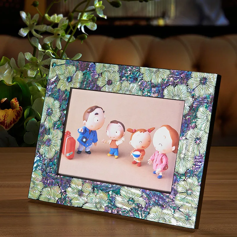 Традиционный Китайский Оболочки Резьба Старинные Фоторамки Домашнего Декора