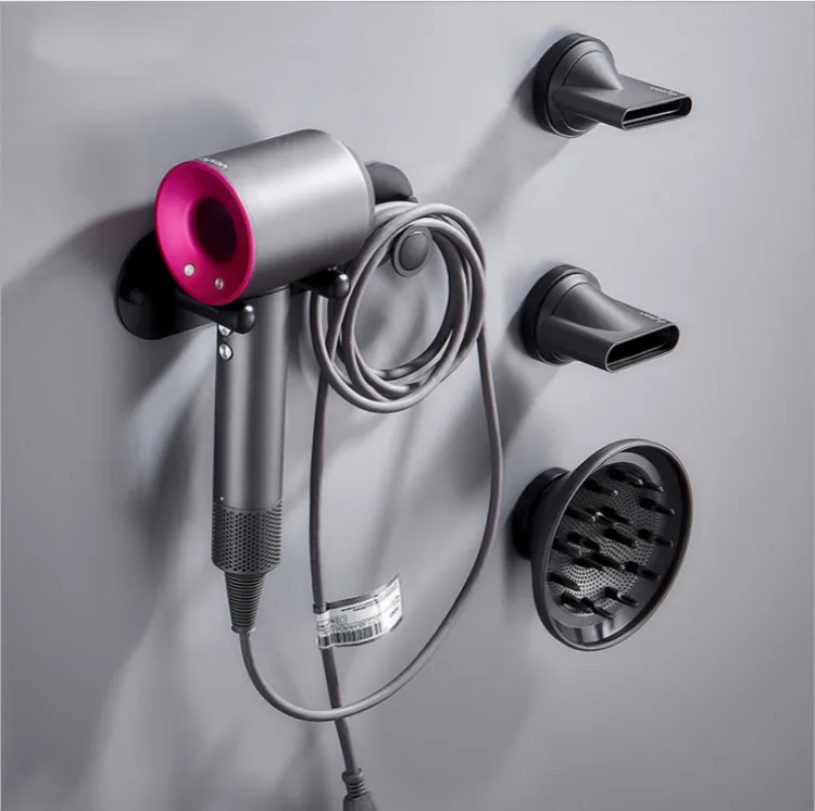 Держатель фен Dyson Фен держатель настенный кронштейн клей/Винты Монтажные Стойки органайзер для Dyson Supersonic волос Удар drye
