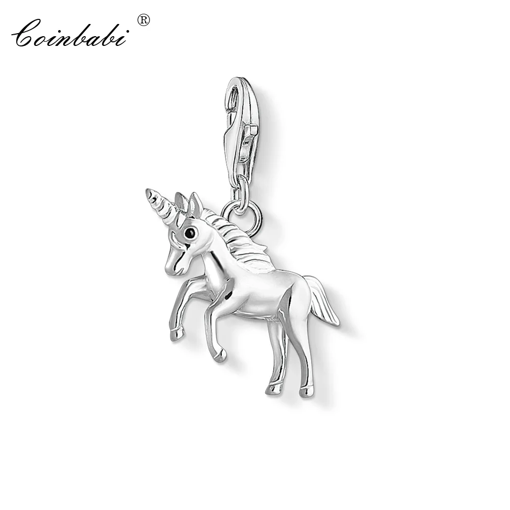 

Charm Pendant Unicorn Horse,2019 Fashion Jewelry Trendy Authentic 925 Sterling Silver Gift For Women Men Fit Bracelet