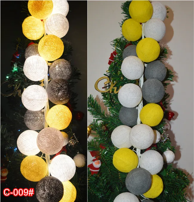 20 шт./компл. ватным тампоном гирлянды Фея вечерние свадебный Декор для дома и сада