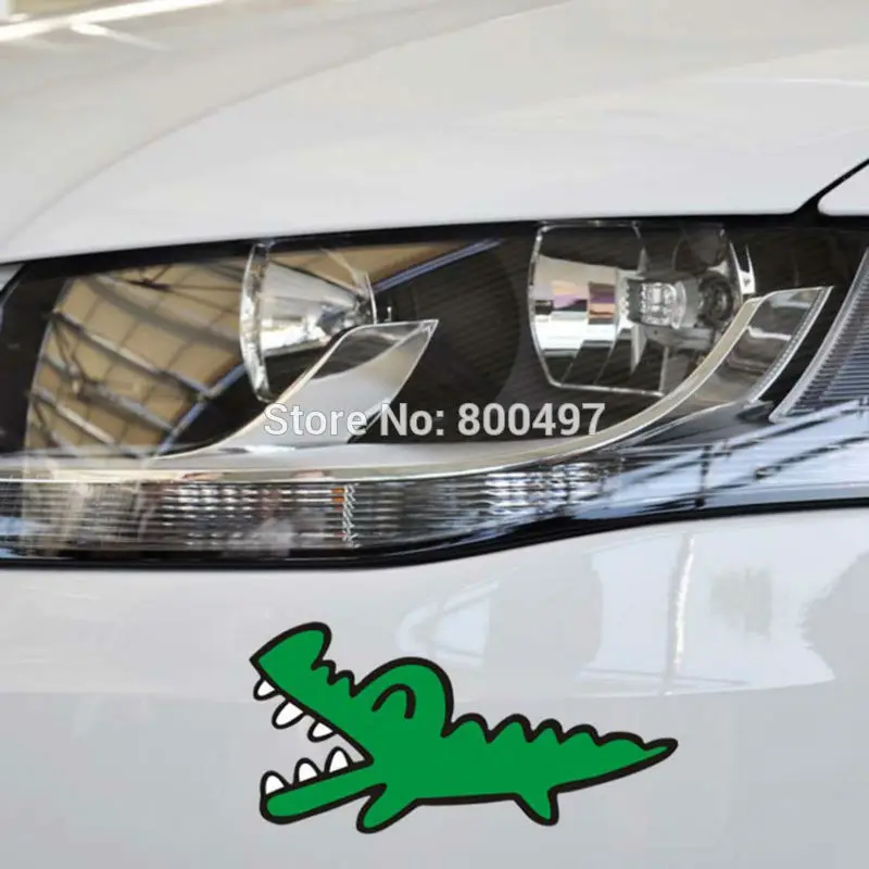 Красивые наклейки для автомобиля с рисунком крокодила Ford Chevrolet Volkswagen Honda Hyundai Kia
