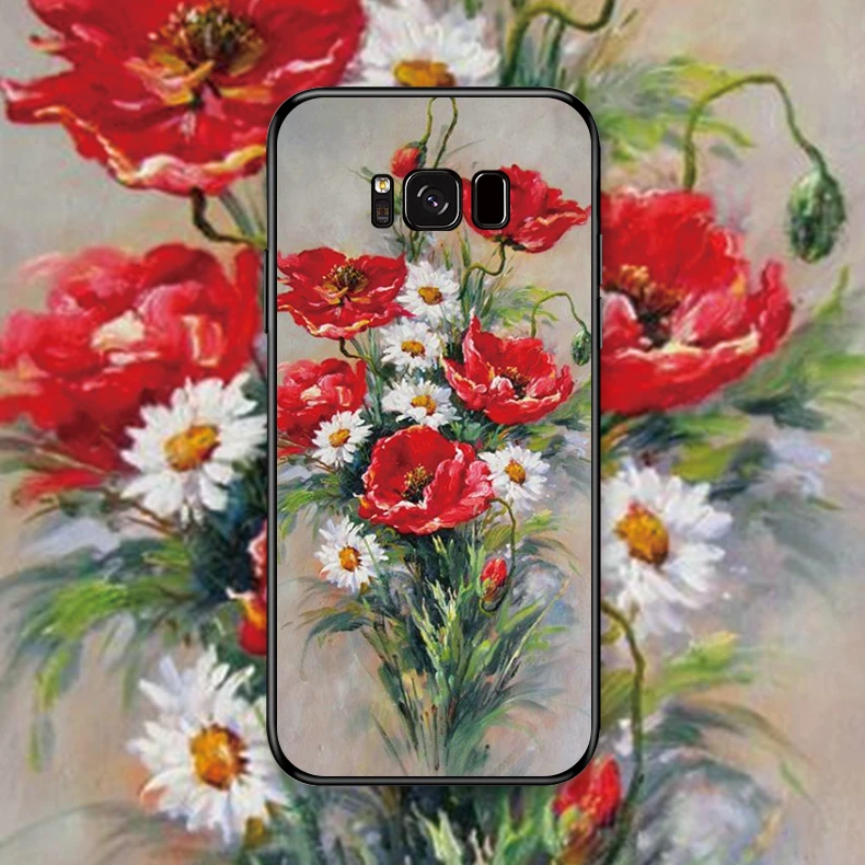 Разноцветный Забавный силиконовый чехол для телефона задняя крышка samsung S8 S9 plus