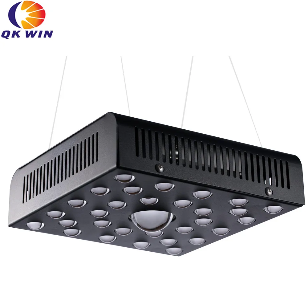 Qkwin MUSA COB led grow light 600 Вт CREE led чип, COB 108 ВТ true power добавить двойной чип-светодиоды с двумя линзами для высокого номинального значения