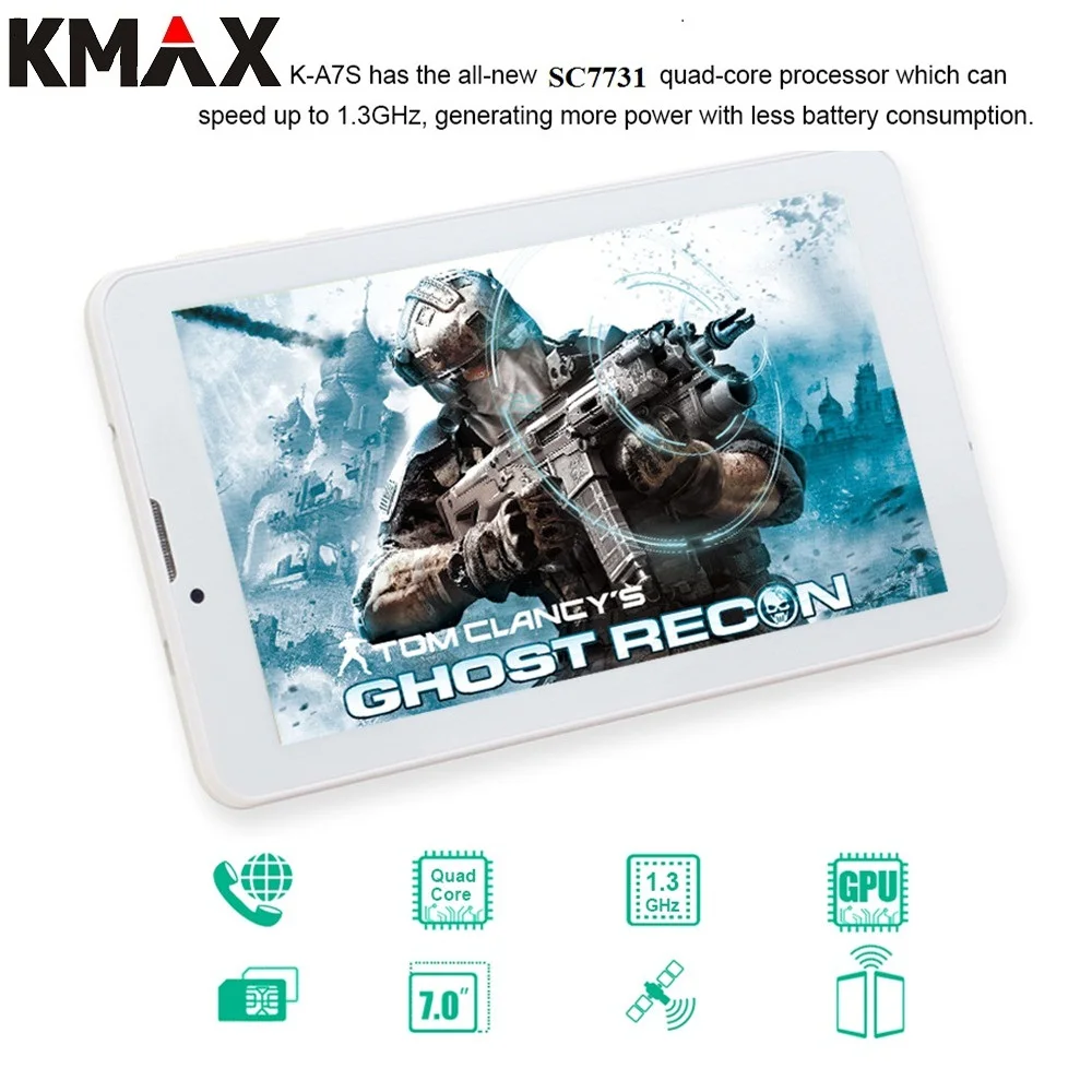KMAX 7 дюймов 3G Телефонный звонок Android 8 1 планшетный ПК sim карта HD LCD четырехъядерный