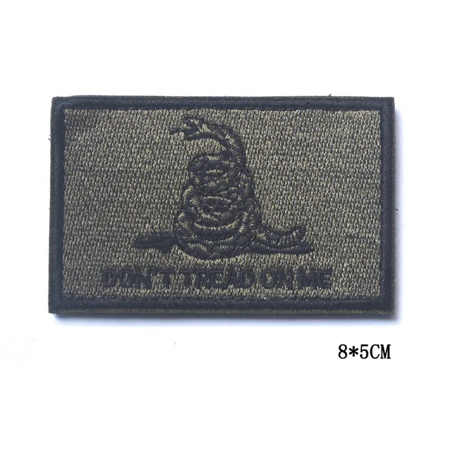 H Череп крест Dont Tread Me Gadsden флаг Техаса Калифорнии патчи приходят взять его боевой патч тактические аппликации эмблема значок - Цвет: H