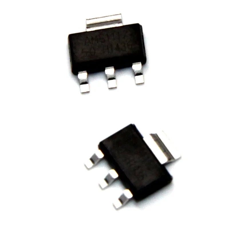 100 шт AMS1117 5.0V 1117 5В стабилизатор напряжения ldo SOT 223|Запасные части| |