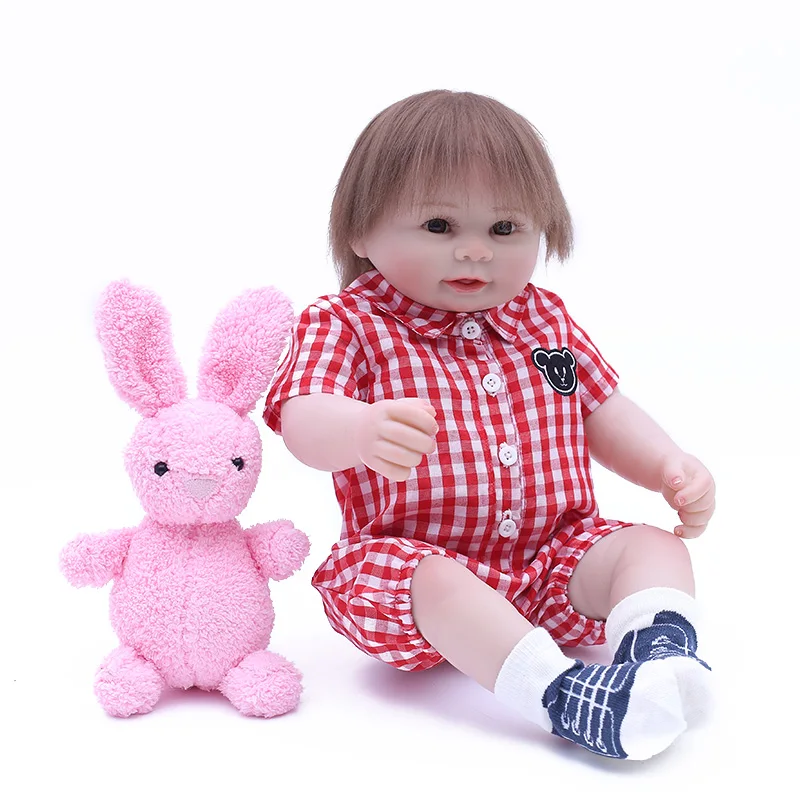 Кукла Reborn Bonecas 20 дюймов Реалистичная мягкая силиконовая кукла Bebe живой детский