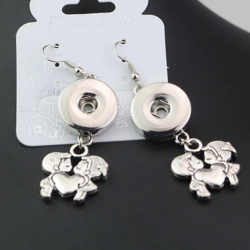 19 стилей на выбор! Новые милые висячие серьги с сердечками для мальчиков и