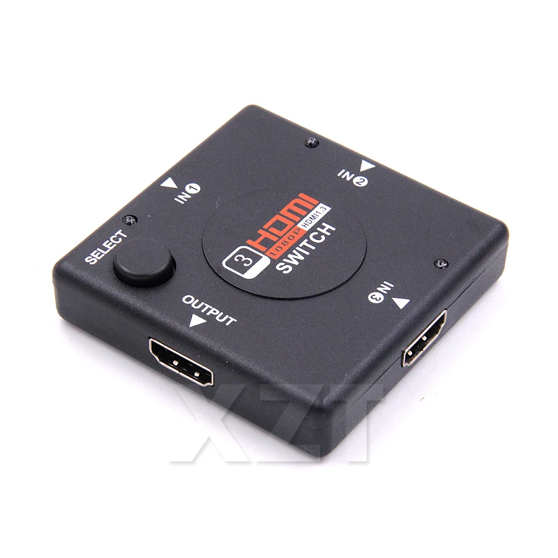 1 шт. 3 входа 1 выход мини 3 порта HDMI переключатель сплиттер коробка Селектор для HDTV 1080P Vedio HDMI KVM коммутатор горячий