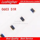 300 шт. 0603 SMD резистор 5% 51R Ohm 510 51ohm