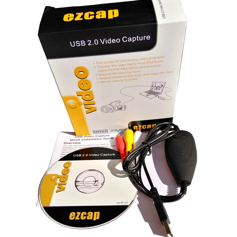 Захват аудио и видео USB конвертация аналогового в цифровой формат от VHS