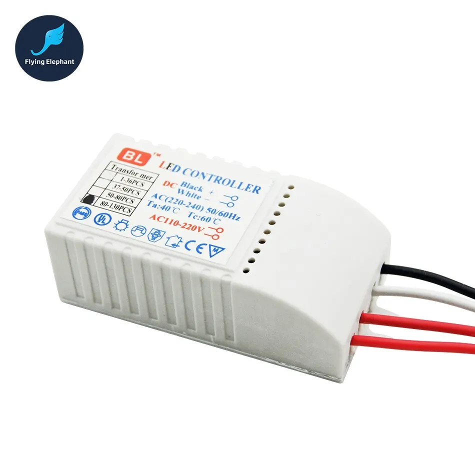 Светодиодный контроллер привода 1-130 шт. AC220V светодиодный трансформатор источник питания светодиодный с бусинами DC3V выход низкое напряжение соломенная шляпа лампа