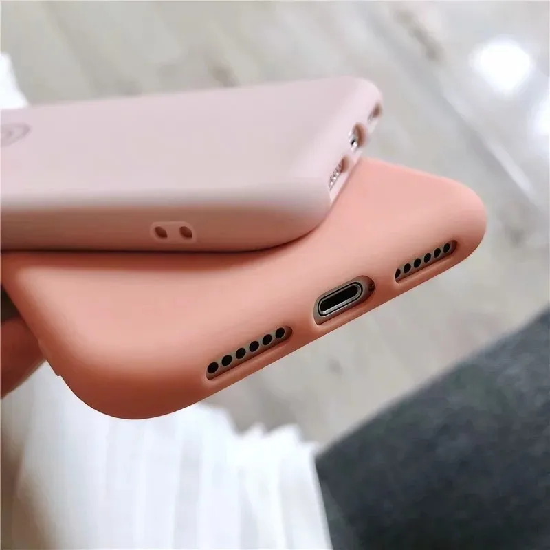 Для IPhone X XR и 6s 6 7 8 Plus 6plus 7plus 8plus милые конфеты без логотипа Smile 2019 оригинальный