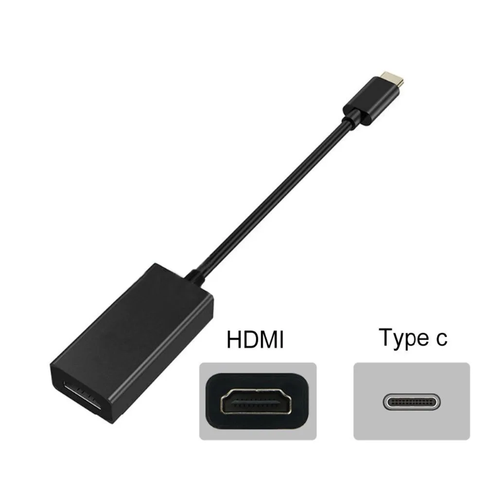 SOONHUA USB C к HDMI адаптер 4K HD Тип 3 1 папа Женский кабель конвертер для Samsung S9 S8 Note 8