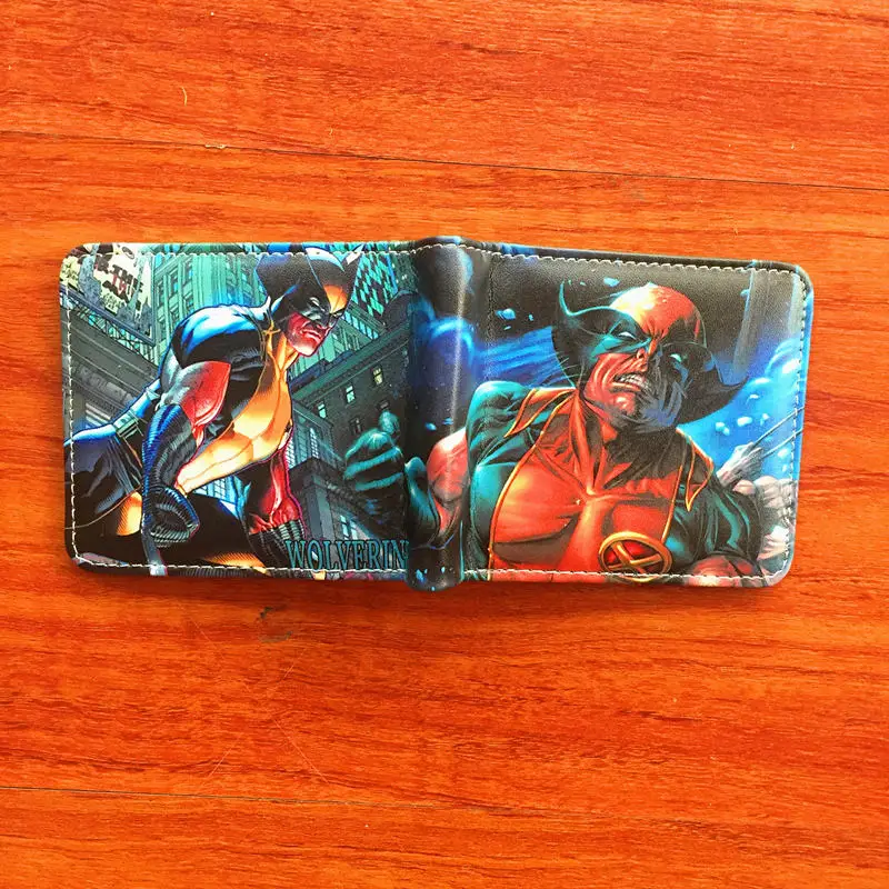 Новый Дизайн Marvel X Для мужчин ста кошелек мультфильм студент кредитной держатель