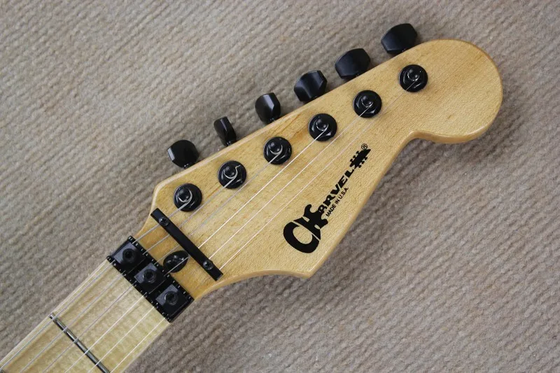 Завод Charvel San Dimas 25 летие Доступны С Floyd Rose Тремоло меч тела электрогитары|guitar