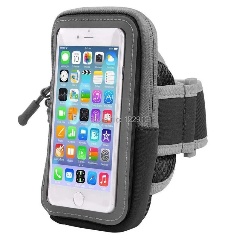 Universal Sport Running Riding Case For Cell Phone Holder Zipper Bag 8cm-15cm case | Мобильные телефоны и аксессуары