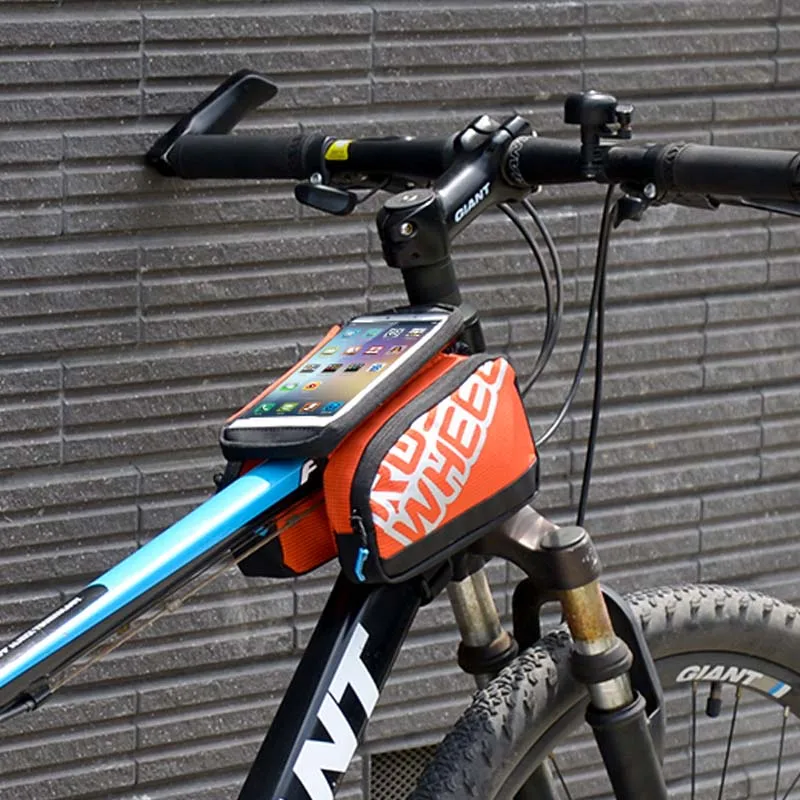 ROSWHEEL сумка для велосипеда телефона 5 7 &quot сотового велосипедная складная